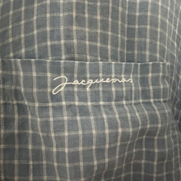 Blue jacquemus button up